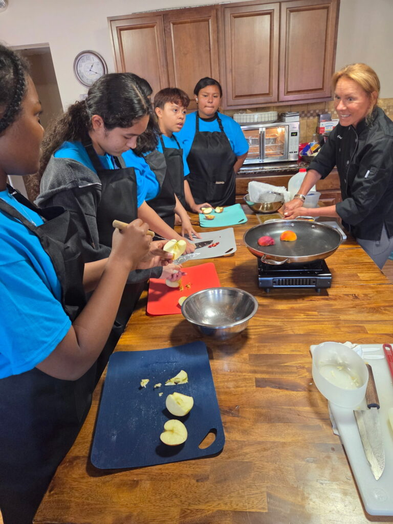 Mare's cooking class